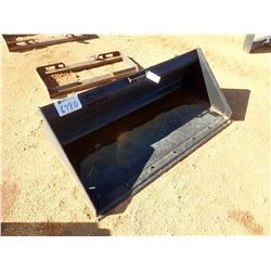 68" LOW PROFILE BUCKET W/B.O.C.E., FITS STEER LOADER (B-5)