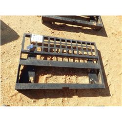 FORK ATTACH FRAME, FITS SKID STEER LOADER (B-5)