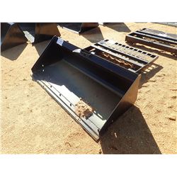 72" LOW PROFILE BUCKET W/B.O.C.E., FITS SKID STEER LOADER (B-5)