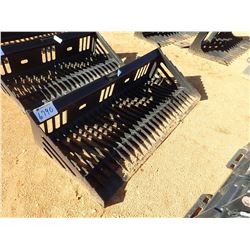 80" ROCK BUCKET, FITS SKID STEER LOADER (B-5)