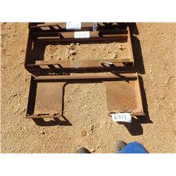 SOLID BACK WELD ON ATTACH PLATE, FITS SKID STEER LOADER (B-5)
