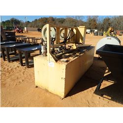 LUBE STORAGE TANKS W/PUMPS, HOSES, NOZZLE (B-7)