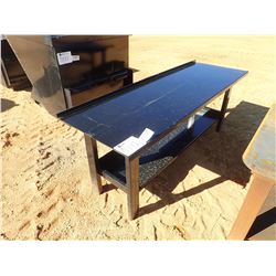29.5" X 90" G.D. WORK BENCH W/SHELF (B7)