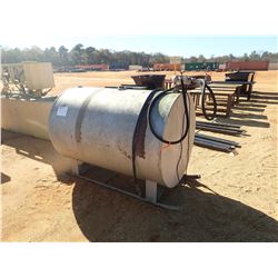 FUEL STORAGE TANK, SKID MTD, 12 VOLT PUMP W/HOSE (B-7)