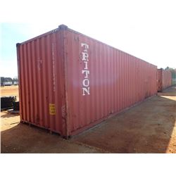 40' STEEL SHIPPING CONTAINER