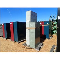(2) METEL FILE CABINET (B-9)