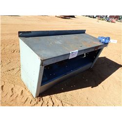 70" METAL CABINET W/VISE (B-9)