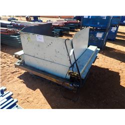 HYD LIFT W/ 3 SIDED BIN FLOOR MOUNTED (B-9)