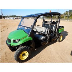 2015 JOHN DEERE XUV 550 S4 UTV, VIN/SN:040552 - 4X4, CREW CAB, GAS, WINDSHIELD, CANOPY, DUMP BED, ME