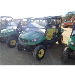 2014 JOHN DEERE XUV 550 S4 UTV, VIN/SN:1M0550FBAEM030462 - 4X4, CREW CAB, DUMP BED, WINDSHIELD, CANO