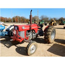 MASSEY FERGUSON 165 FARM TRACTOR, VIN/SN:SDW643001540 - METER READING 4,653 HOURS