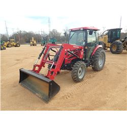 2017 MAHINDRA 2565 FARM TRACTOR, VIN/SN:65GCK01177 - MFWD, (1) REMOTE, MAHINDRA 2565CL FRONT LOADER 