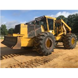2005 TIGERCAT 620C SKIDDER, VIN/SN:6200784 - DUAL ARCH, CAB, A/C, 30.5L-32 TIRES