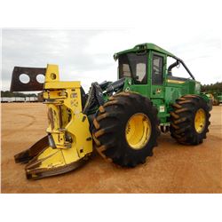 2018 JOHN DEERE 643L FELLER BUNCHER, VIN/SN:686565 - JOHN DEERE FD45 SAW HEAD, CAB, A/C, 30.5L-32 TI