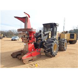 2013 CAT 573C FELLER BUNCHER, VIN/SN:W7300106 - CAT SC-57 SAW HEAD, CAB, A/C, 28L-26 TIRES, METER RE