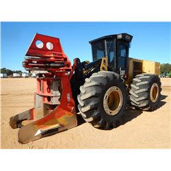 2015 CAT 563C FELLER BUNCHER, VIN/SN:W6300195 - CAT SH-56B SAW HEAD, A/C, METER READING 7,664 HOURS