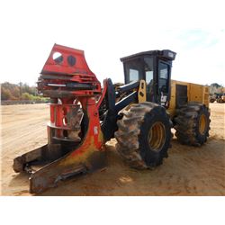 2014 CAT 563C FELLER BUNCHER, VIN/SN:W6300150 - CAT SH-56B SAW HEAD, CAB, A/C, METER READING 7,970 H