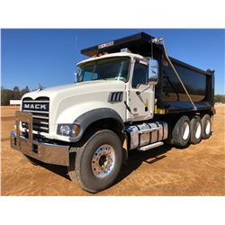 2019 MACK GR64F DUMP, VIN/SN:KM002870 - TRI AXLE, 455 HP MACK MP8 ENGINE, ALLISON 4500 RDS A/T, 20K 