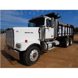 2005 WESTERN STAR DUMP TRUCK, VIN/SN:5KKHAECV55PU45531 - T/A, 460 HP MERCEDES BENZ DIESEL ENGINE, AL