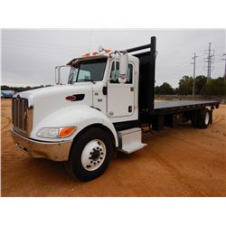 2012 PETERBILT PB337 FLATBED DUMP TRUCK, VIN/SN:2NP2HM6X1CM173121 - S/A, PACCAR PX-6, DIESEL ENGINE,
