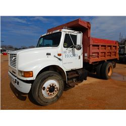 1998 INTERNATIONAL 4700 DUMP TRUCK, VIN/SN:1HTSCAAN7W518216 - S/A, IHC DT466E DIESEL ENGINE, 6+TRANS