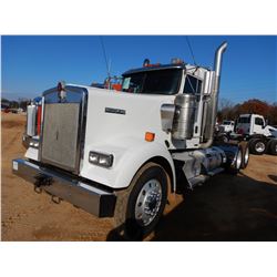 2016 KENWORTH W900 TRUCK TRACTOR, VIN/SN:1XKWD40XXGJ128399 - T/A, 450 HP CUMMINS ISX15 ENGINE, 10 SP