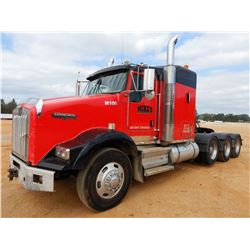 2008 KENWORTH T800 TRUCK TRACTOR, VIN/SN:1XKDD49XX8J230667 - TRI AXLE, 525 HP CUMMINS ISX ENGINE, 13