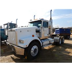 2000 WESTERN STAR TRUCK TRACTOR, VIN/SN:2WKPDCCJ8YK961787 - T/A, 475 HP CAT C15 DIESEL ENGINE, 10 SP