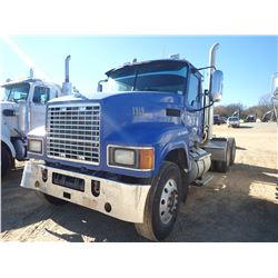 2008 MACK CHU613 TRUCK TRACTOR, VIN/SN:1M1AN07Y38N001014 - T/A, 445C MPS MACK ENGINE, 10 SPEED TRANS