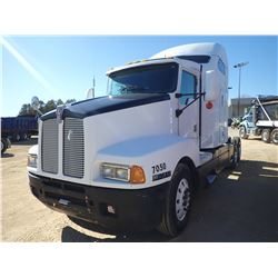 KENWORTH T600 TRUCK TRACTOR, VIN/SN:876813 - T/A, 490HP CATC15 DIESEL, ENGINE, 10 SPEED TRANS, 231" 