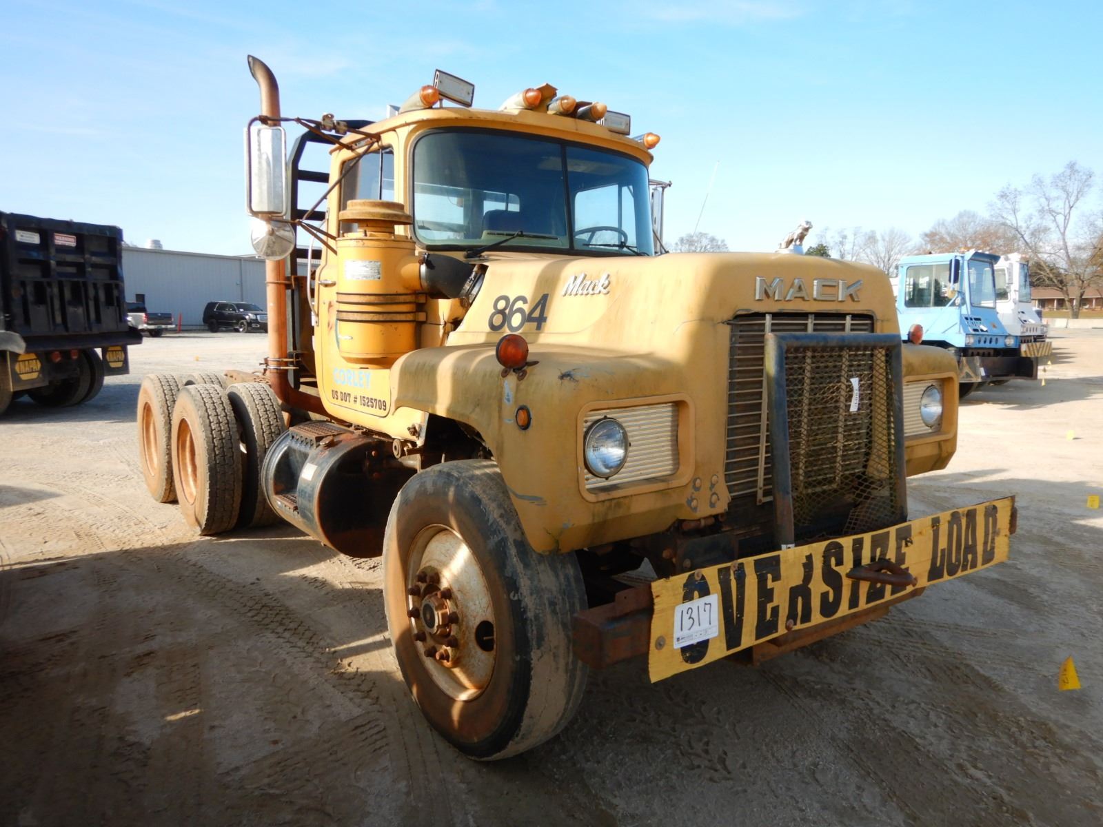 1984 MACK R686ST TRUCK TRACTOR, VIN/SN1M2N179Y5EA093826 T/A, MACK