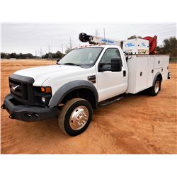 2013 FORD F550 MECHANICS TRUCK, VIN/SN:1FDUF5HT7DEA51558 - 4X4, POWERSTROKE DIESEL ENGINE, AUTO TRAN