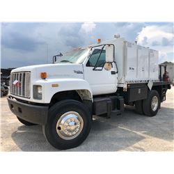 1994 GMC TOP KICK FUEL & LUBE TRUCK, VIN/SN:1GDM7H1J5RJ505943 - S/A, CAT DIESEL ENGINE, 8 SPEED TRAN