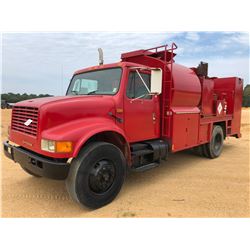 1990 INTERNATIONAL FUEL & LUBE TRUCK, VIN/SN:1HTSDZ6N2LH253186 - S/A, IHC DIESEL ENGINE, 10 SPEED TR