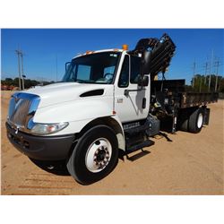 2007 INTERNATIONAL 4300 CRANE TRUCK, VIN/SN:1HTMMAAR57H423079 - S/A, IHC DIESEL ENGINE, ALLSION A/T,