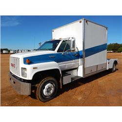 1992 GMC TOPKICK UTILITY TRUCK, VIN/SN:1GDJ6H1PXNJ504095 - GAS ENGINE, A/T, ENCLOSED UTILITY BODY, 8