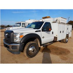 2016 FORD F550 SERVICE TRUCK, VIN/SN:1FDUF5HT0GED16082 -4X4, POWER STROKE DIESEL ENG, A/T, MAINTAINE