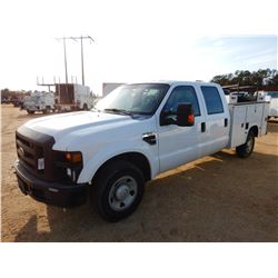 2010 FORD SERVICE TRUCK, VIN/SN:1FTWW3AY6AEA24029 - CREW CAB, GAS ENGINE, A/T, KNAPHEIDE SERVICE BOD