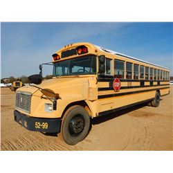 1999 FREIGHTLINER BLUE BIRD BUS, VIN/SN:4UZ6CFAA6XCB75422 - 48 PASSENGER, DIESEL ENGINE, A/T, ODOMET