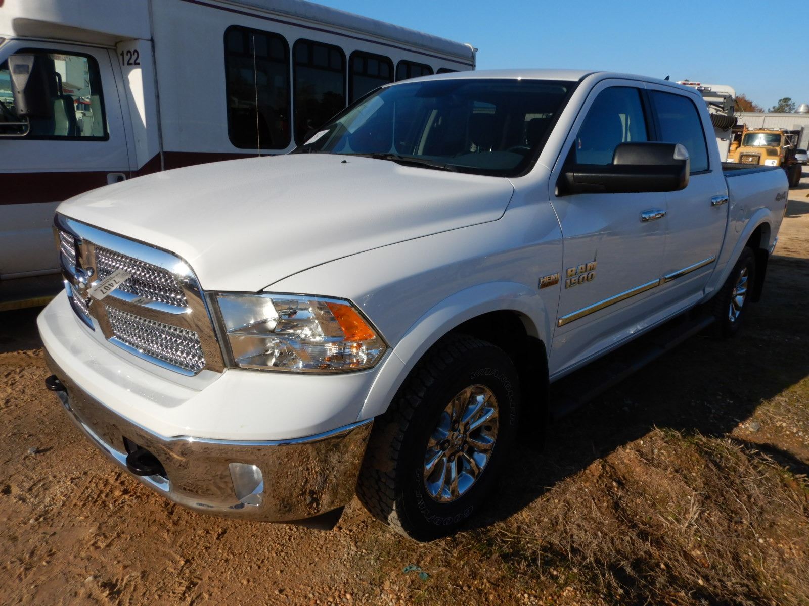 2018 Dodge Ram 1500 Pickup Truck Vin Sn 1c6rr7lt7js179033 4x4 Crew Cab Gas Engine A T Odomete