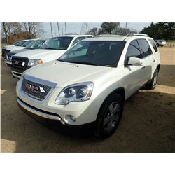 2011 GMC ACADIA VIN/SN:1GKKRRED3BJ362405 - GAS ENGINE, A/T, ODOMETER READING 157,549 MILES