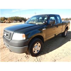 2006 FORD F150 PICKUP TRUCK, VIN/SN:1FTPX14V66NB40409 - 4X4, EXT CAB, GAS ENGINE, A/T, ODOMETER READ