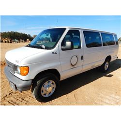 2006 FORD E350 VAN, VIN/SN:1FBSS31L76DA23505 - GAS ENGINE, A/T, ODOMETER READING 199,731 MILES