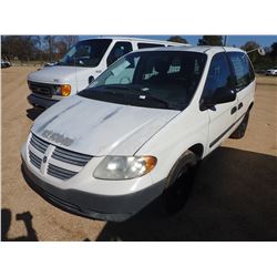 2006 DODGE GRAND CARAVAN, VIN/SN:1D4GP21E86B514355 - GAS ENGINE, A/T, ODOMETER READING 73,499 MILES