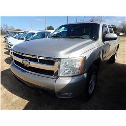 2007 CHEVROLET SILVERADO PICKUP TRUCK, VIN/SN:3GCEK13M27G517326 - 4X4, CREW CAB, GAS ENGINE, A/T, OD