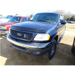 2003 FORD F150 PICKUP TRUCK, VIN/SN:1FTRW08L03KB14819 - 4X4, CREW CAB, GAS ENGINE, A/T, ODOMETER REA