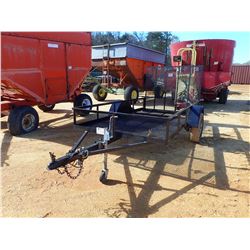 5' X 10' S/A TRAILER, EXPENDED METAL FLOOR & FOLD DOWN RAMP (C-1)
