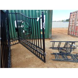 20' DEER SCENE IRON GATE (C-6)