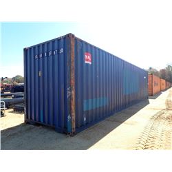 40' STEEL SHIPPING CONTAINER