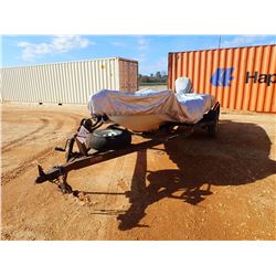 VENTURE BASS BOAT, VIN/SN:VNB04252M834H - 16' LENGTH, FIBERGLASS, EVINRUDE 115 OUTBOARD MOTOR, MOTOR